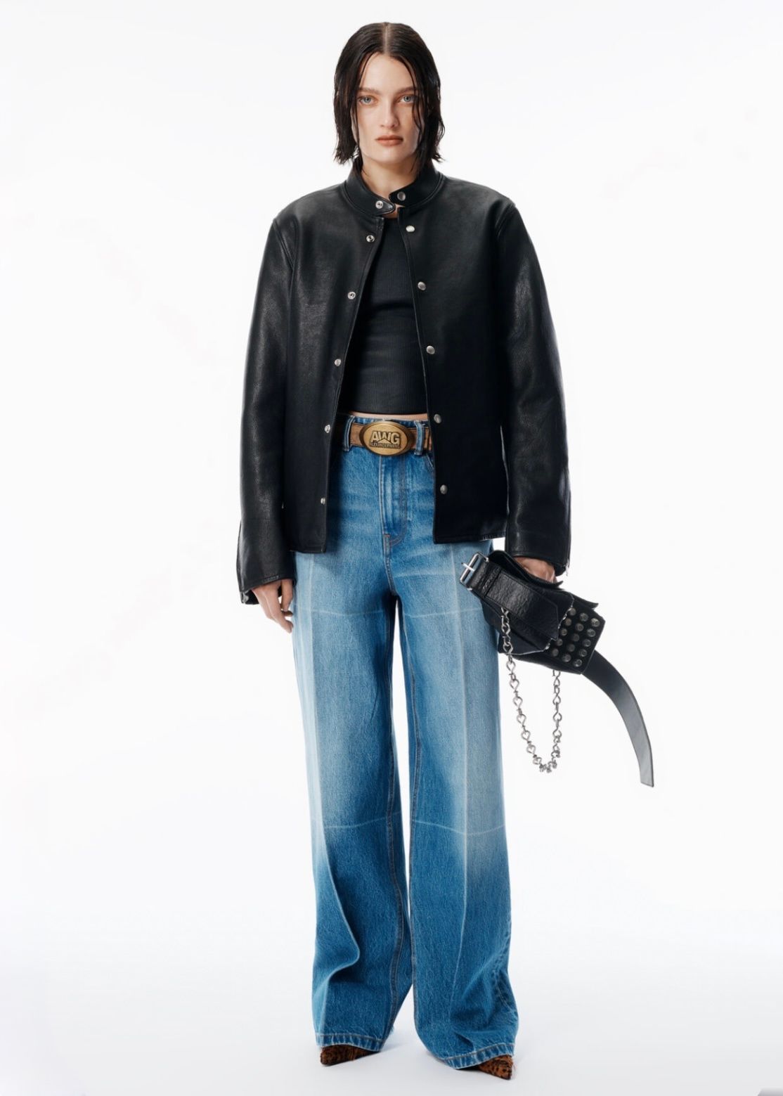 foldline wide straight-leg jean / デニム・ジーンズ / ブルー / 2025aw