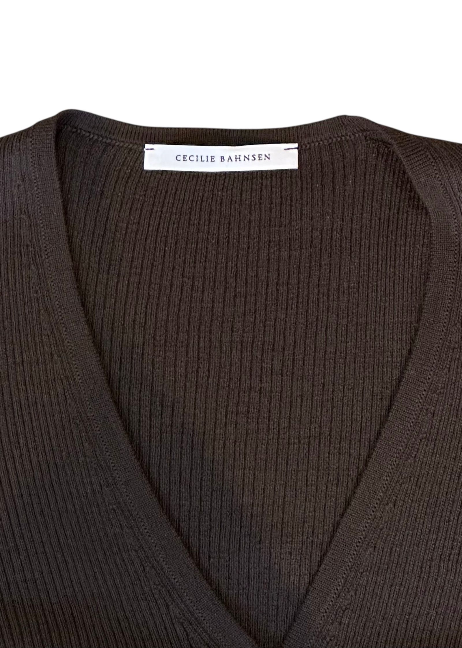 BENTLEY CARDIGAN ベントレーカーディガン / シームレスニット / ブラウン / 2025aw