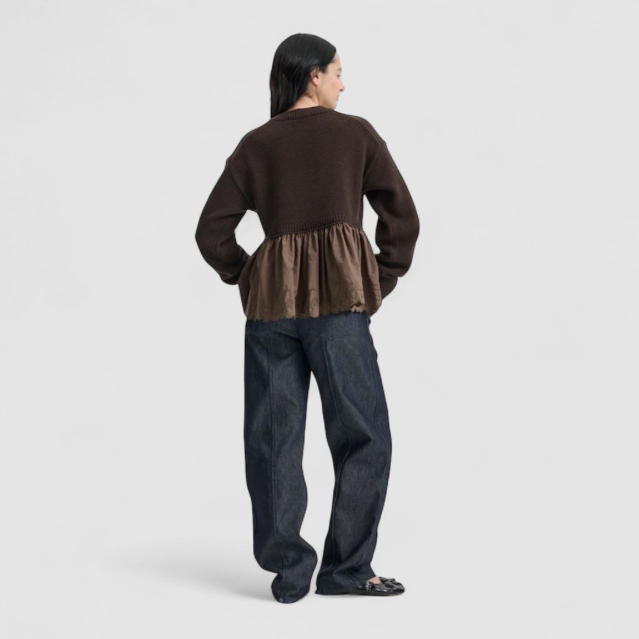 BERA KNITWEAR ベラニットウェア / ジャンパー リサイクル カシミア/ ブラウン / 2025 AW NEW
