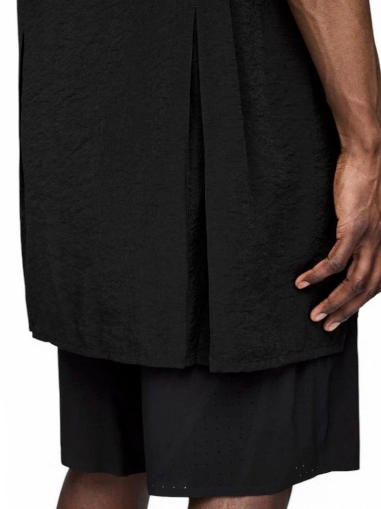 Y-3 PLACED GRAPHIC SHORT SLEEVE LONG SHIRT/ Y-3 プレイスト グラフィック ショートスリーブ ロングシャツ/ BLACK/ 2026SS NEW