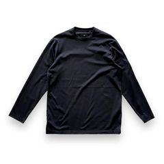 LS TEE / ロングスリーブス / コットン ロングTシャツ / ルーズフィット / ブラック