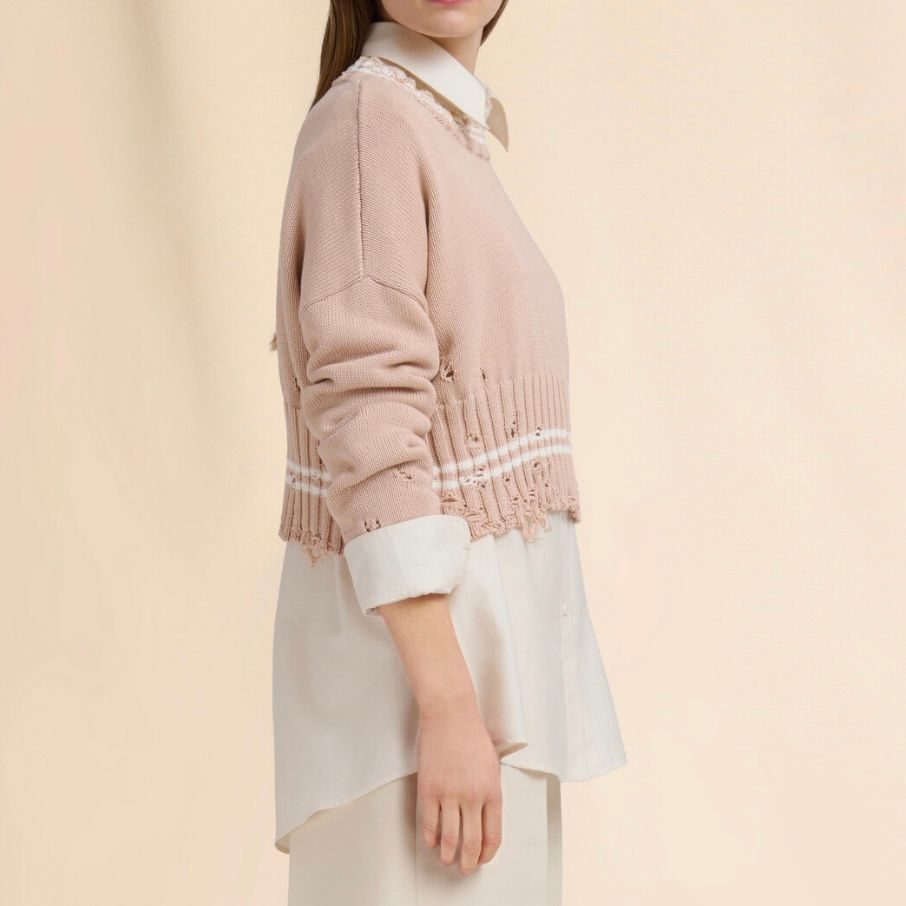 ディシェベルト調 コットン製 ジャンパー / ベージュ / 25aw new