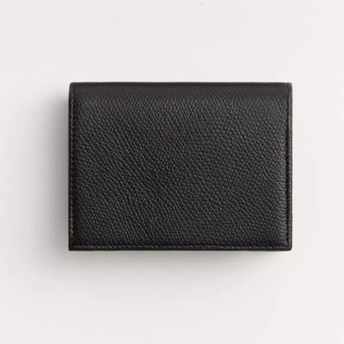 Vロゴシグネチャー グレインカーフスキン ウォレット / 財布・二つ折り財布 / ブラック /2025ss new