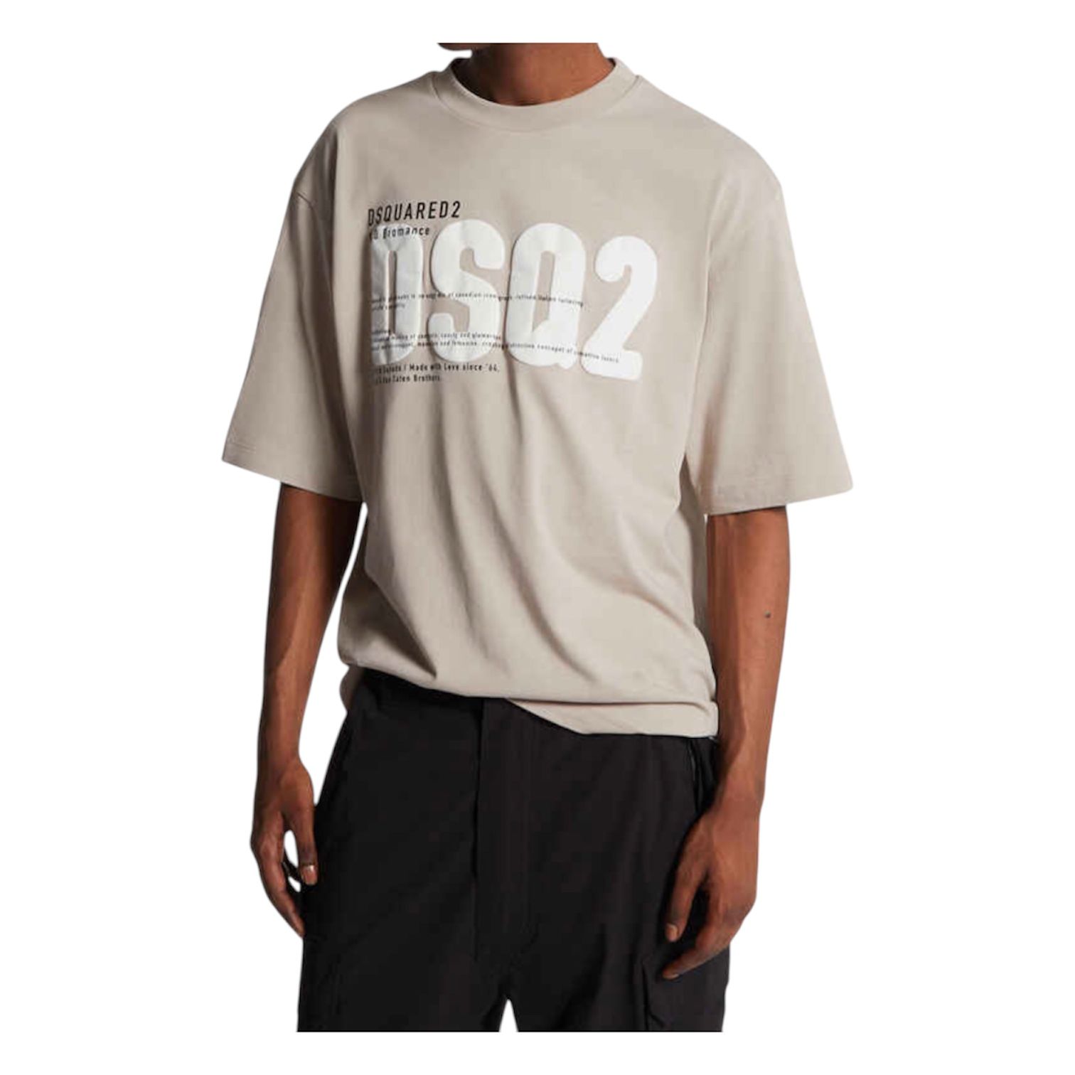 Loose Fit DSQ2 T-Shirt / ベージュ / 2025SS NEW