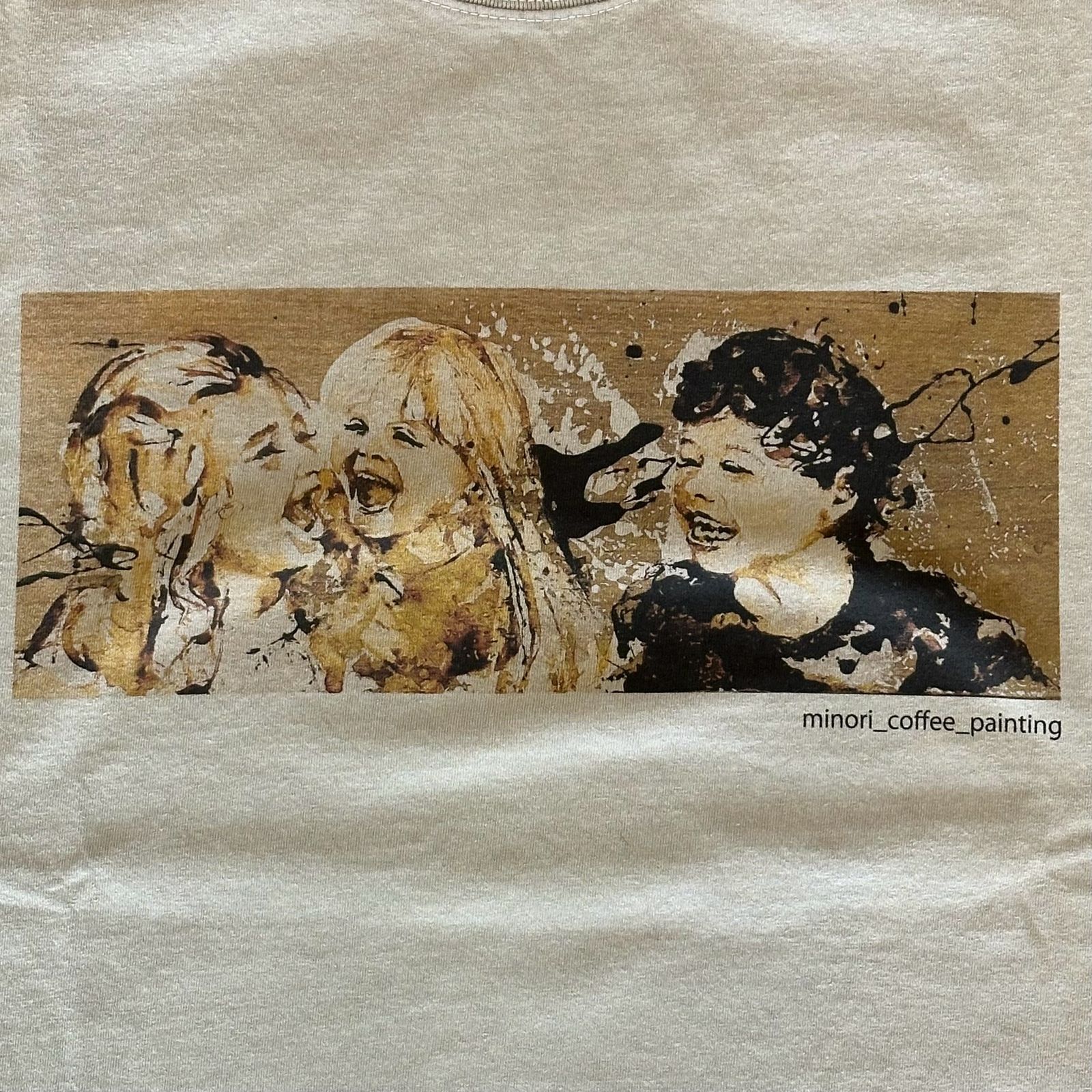 minori_coffee_painting @GALAXY-T-SHIRT / オリジナルTシャツ / モカ