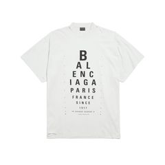 OPTICAL Tシャツ / オーバーサイズ / ホワイト / ユニセックス / 2025SS NEW