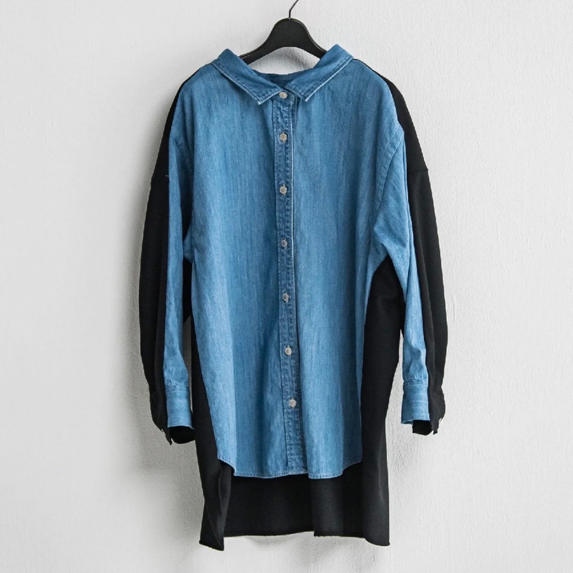 Dungaree Panel Shirt / デニムシャツ / ブルー / 2025aw new