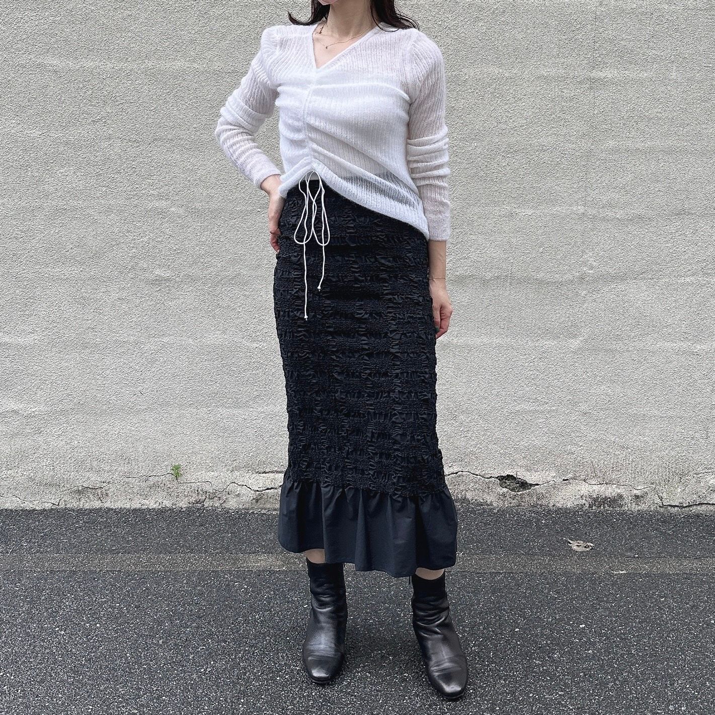 ◇送料・関税無料◇CECILIE BAHNSEN オープンバックリボンニット
