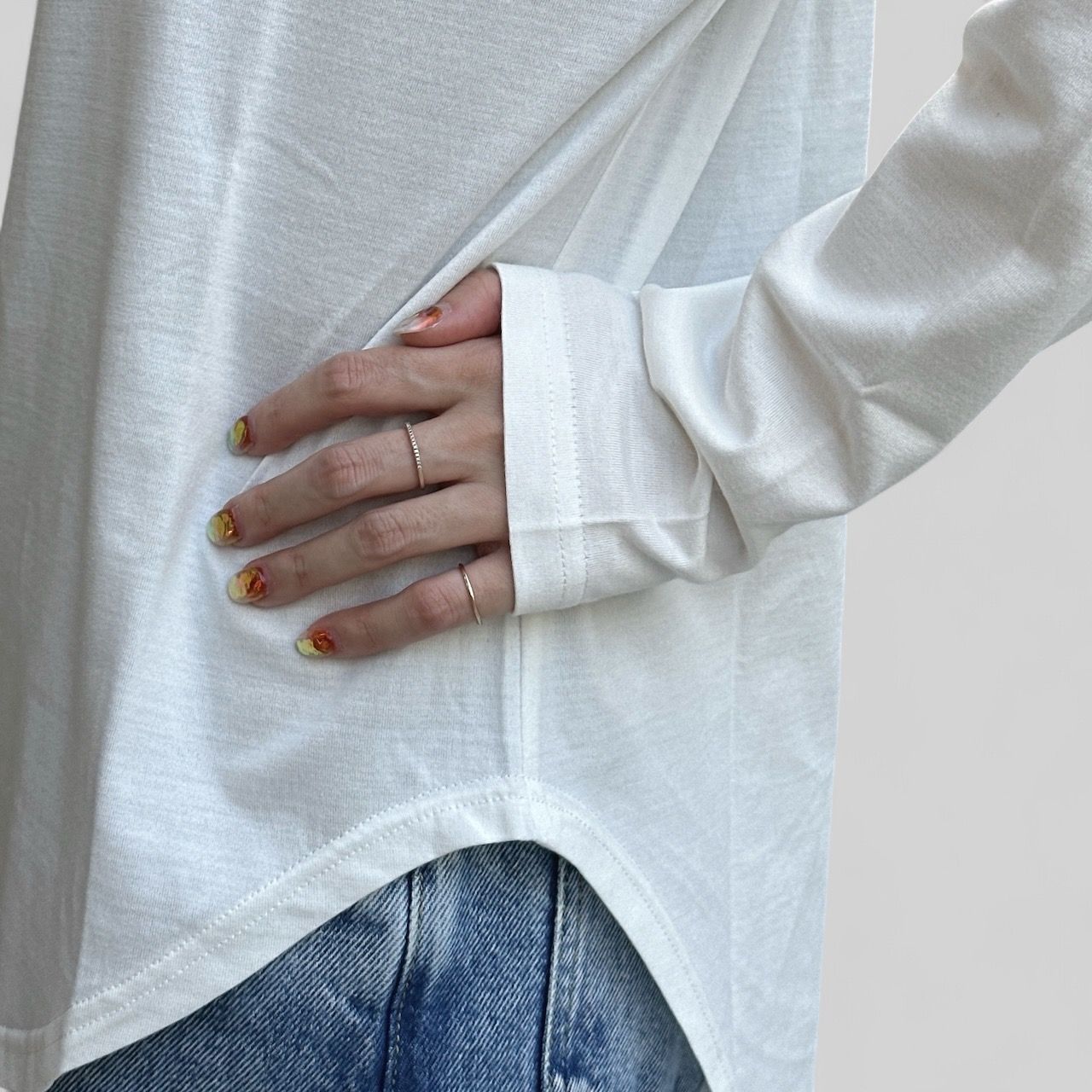 GIZA Cotton Shirt GALAXY-ORIGINAL 世界一を着る / カットソー / ホワイト