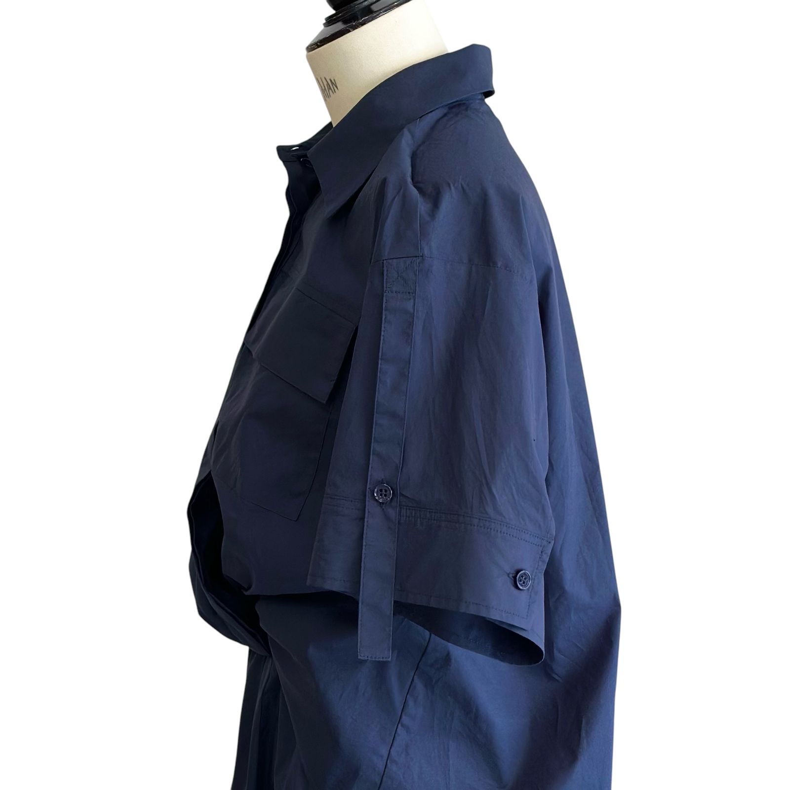 シャツマキシワンピース / ネイビー / 2025SS new