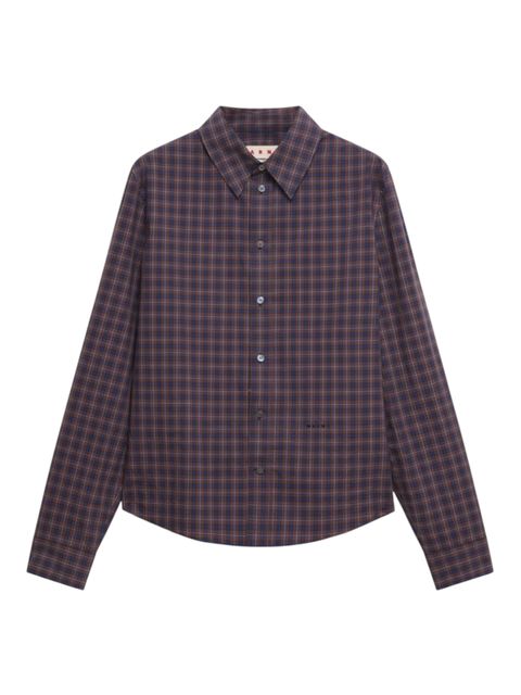 MARNI / コンパクト チェックコットン シャツ/ 2026 AW/ NEW