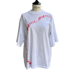 ウェービーロゴ Tシャツ/オーガニックコットン製/ホワイト/ウィメンズ