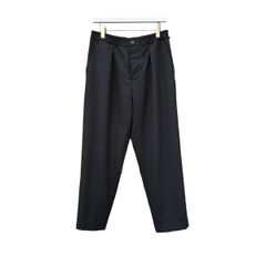 ブルートロピカル ウール製 クロップドパンツ / レディース / ブルーブラック