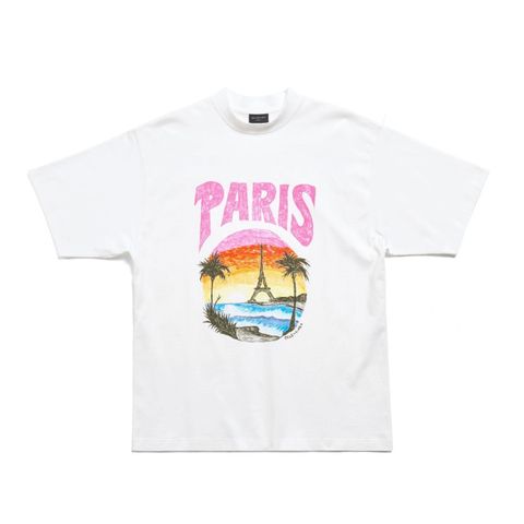 PARIS TROPICAL Tシャツ / ホワイト / ユニセックス