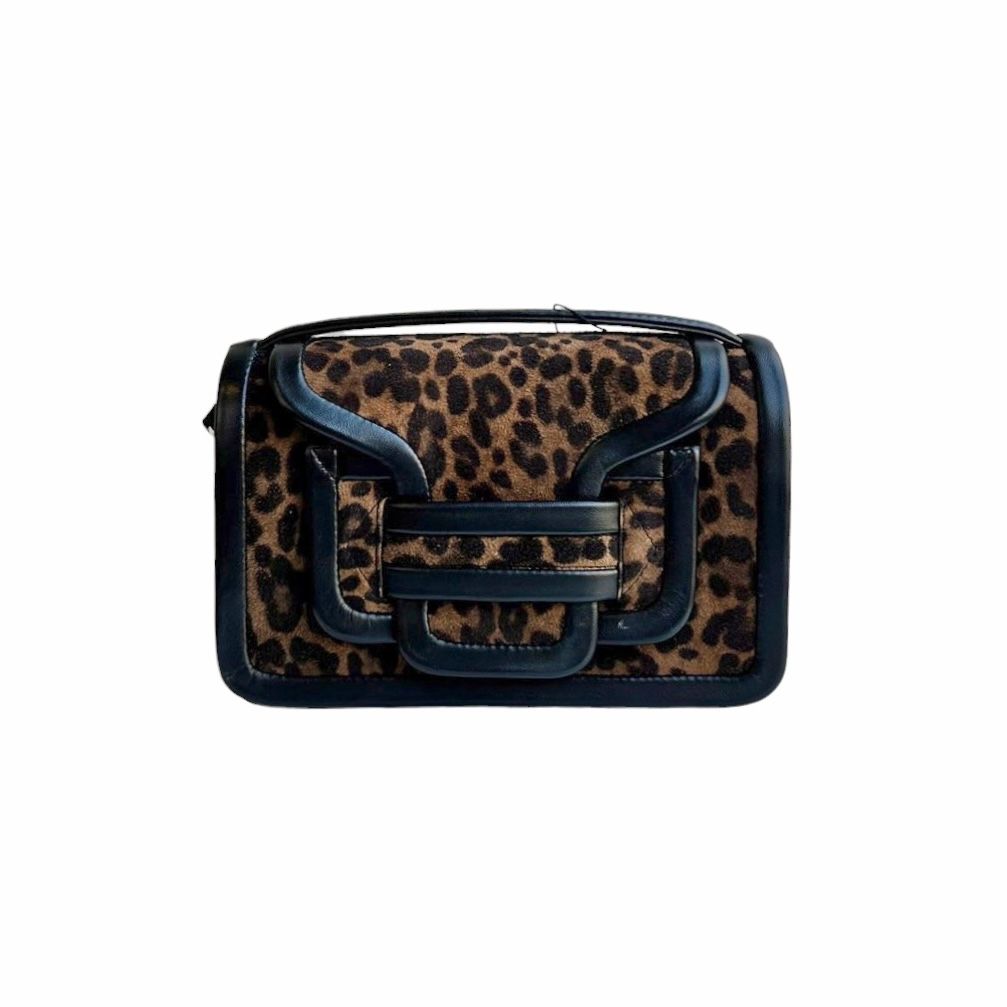 Alpha hand bag / ハンドバッグ / ショルダーバッグ / クラッチバッグ / レザー / レオパード