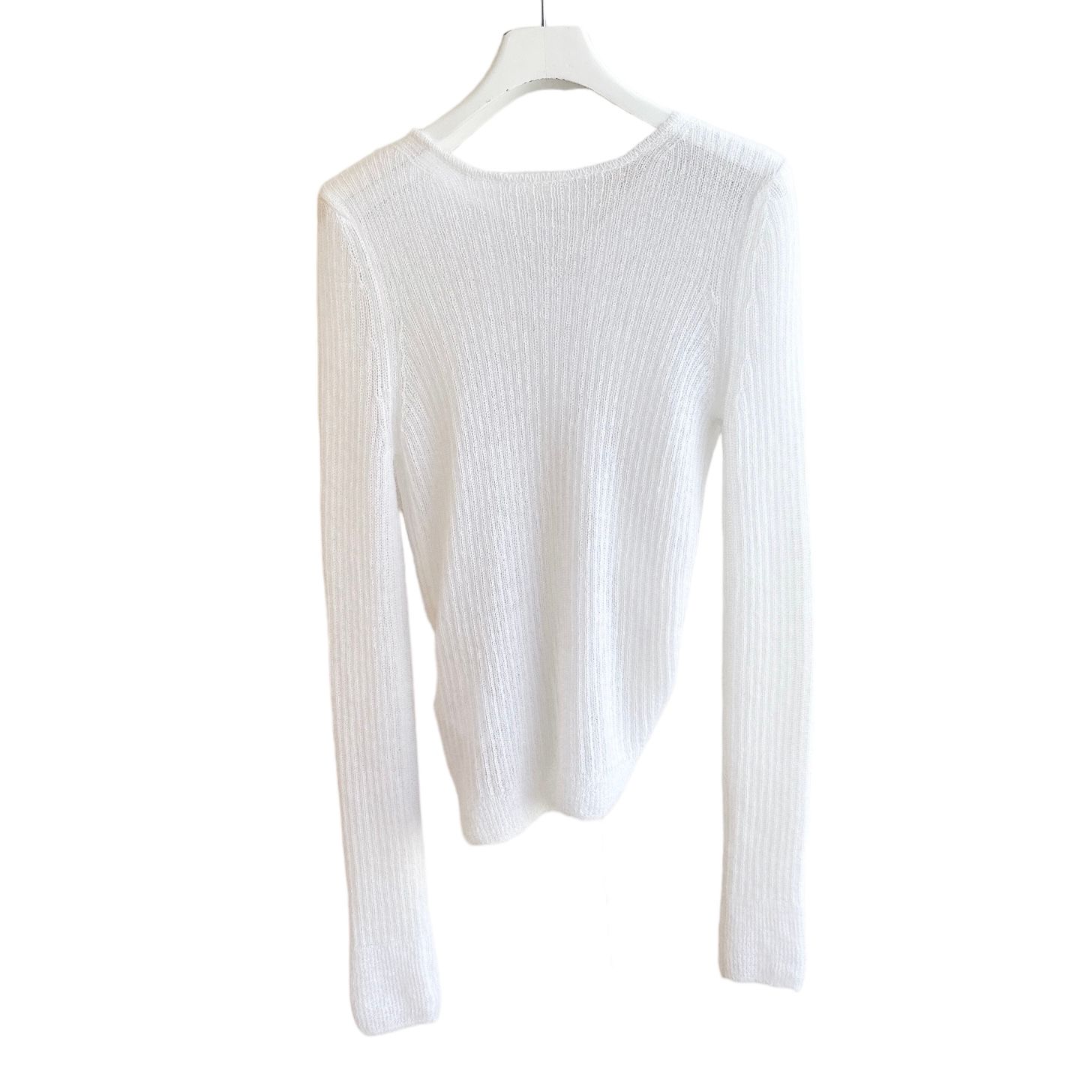 Rib knit tops / ニット / セーター / リブニット / ホワイト
