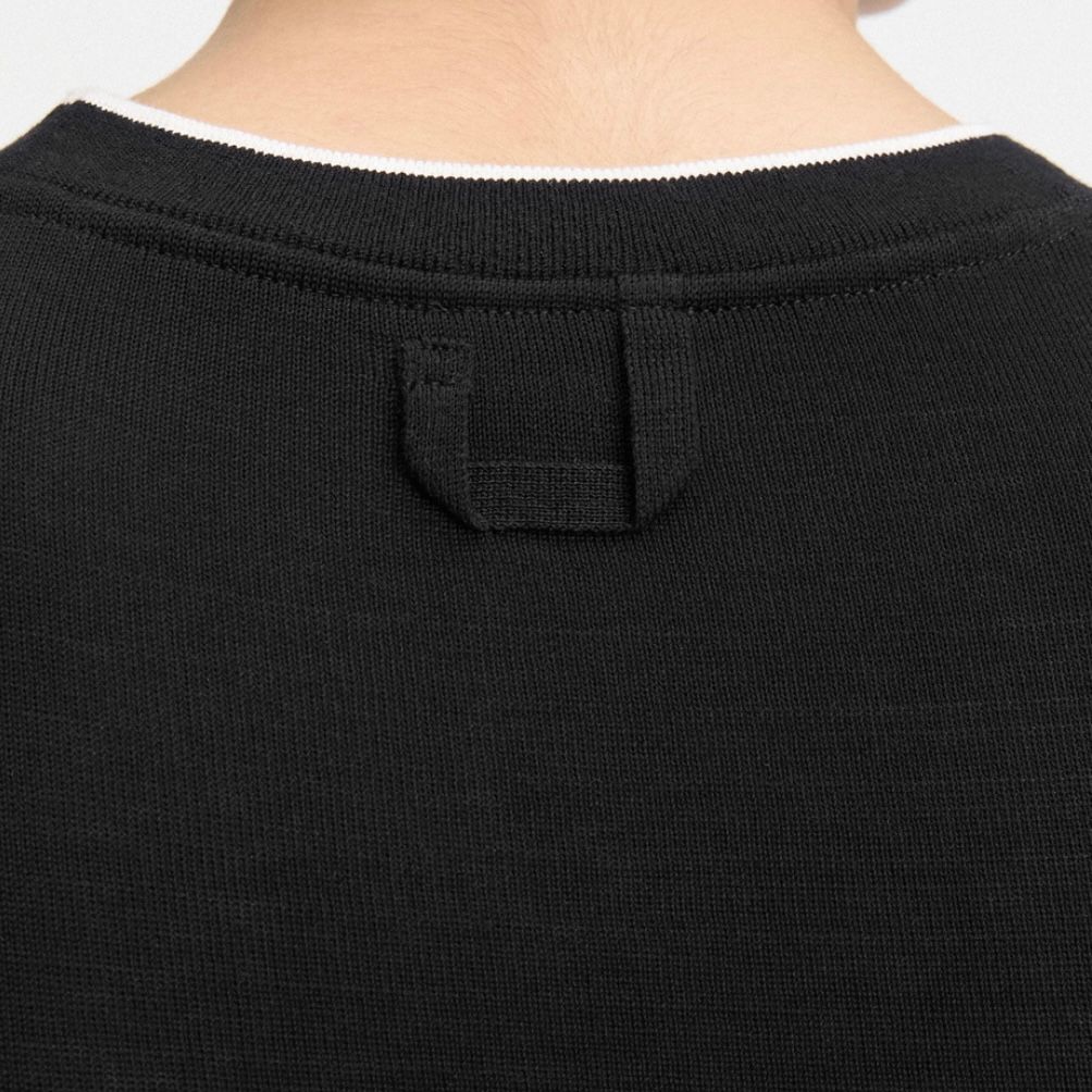 The Tricot sweater トリコット セーター / アシンメトリー / ブラック / 24AW