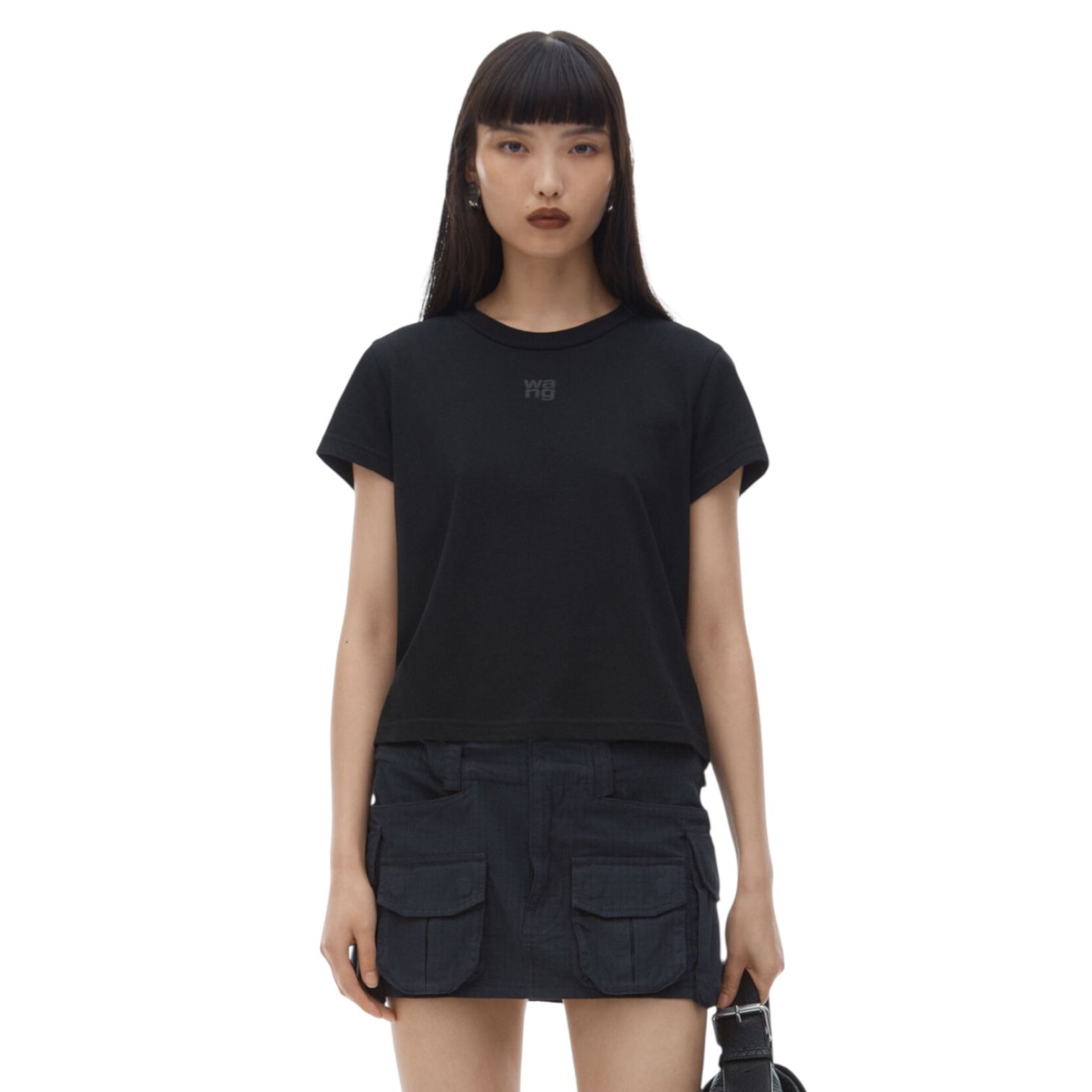 【23AW NEW】Alexander Wang / ストレッチコットン ミニスカート 23AW NEW】Alexander Wang / ストレッチコットン ミニスカート