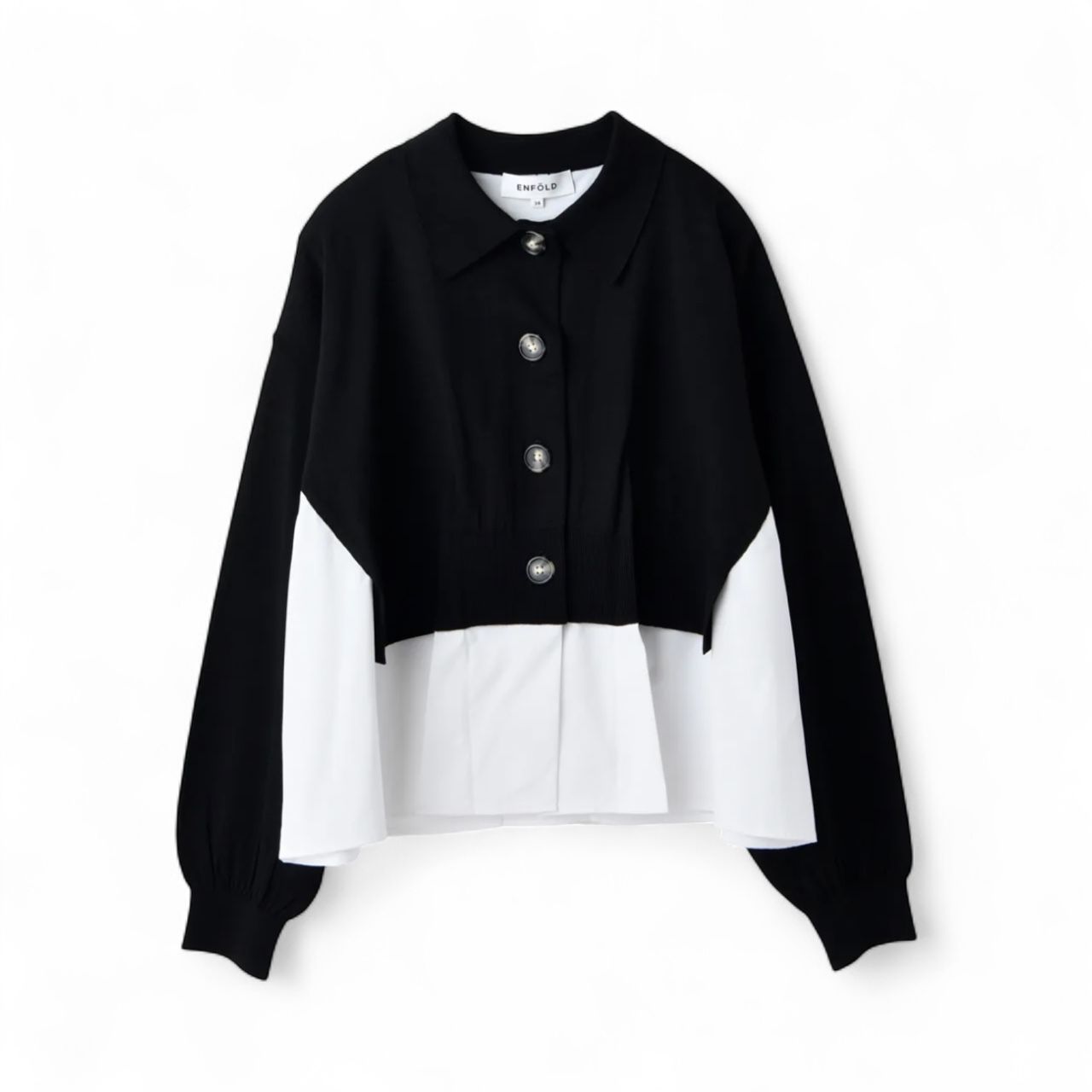 FAKE-LAYERED CARDIGAN / カーディガン / ブラック / 2025AW new