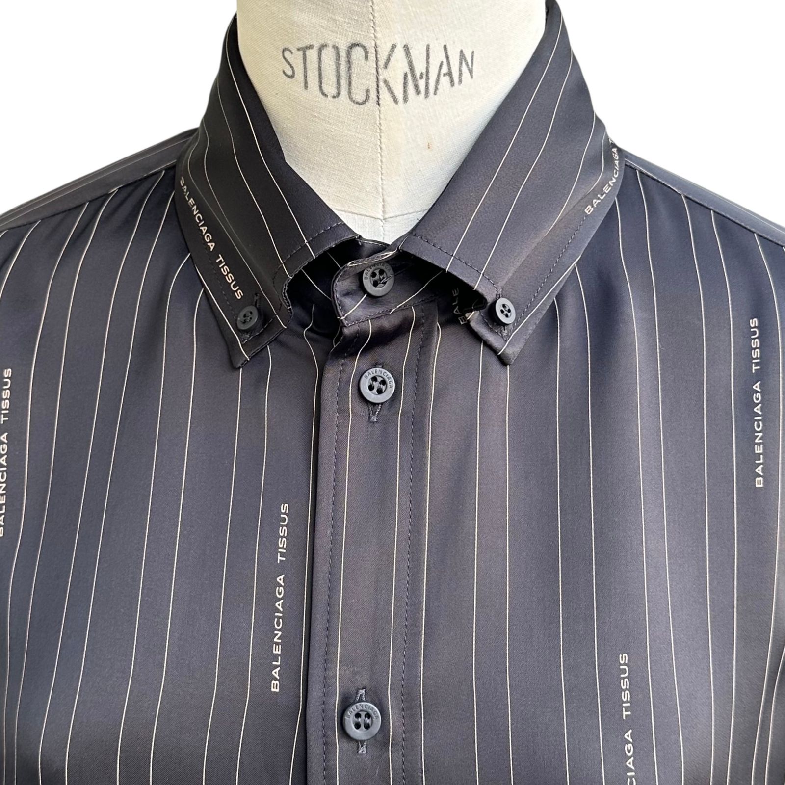 ストライプシャツ /ブラック / ウィメンズ / 2025aw