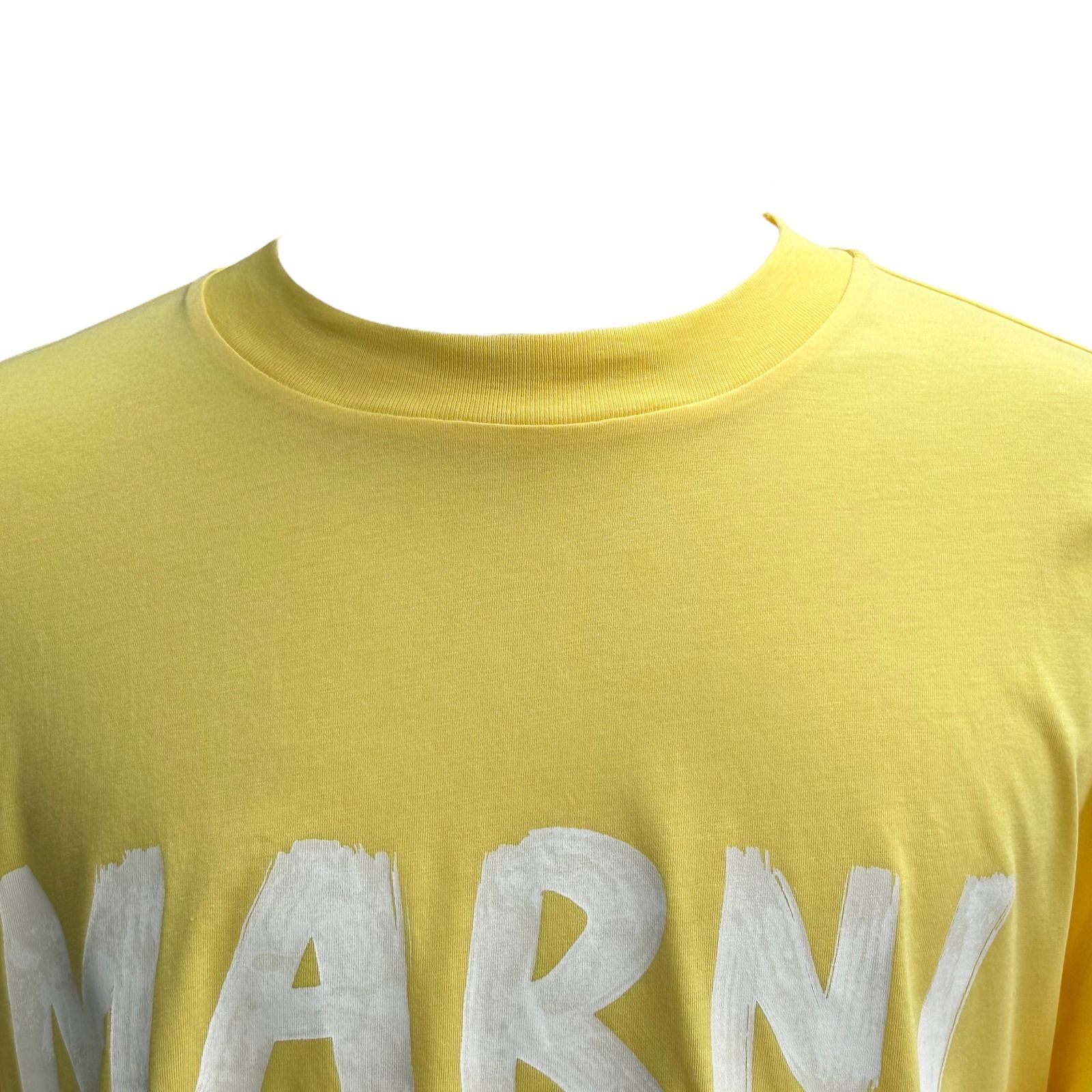 MARNI/ イエロー /クルーネックTシャツ(ボクシーフィット)/ユニセックス