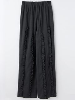 FRILL TROUSERS / ワイドパンツ / グレー / 2026SS new