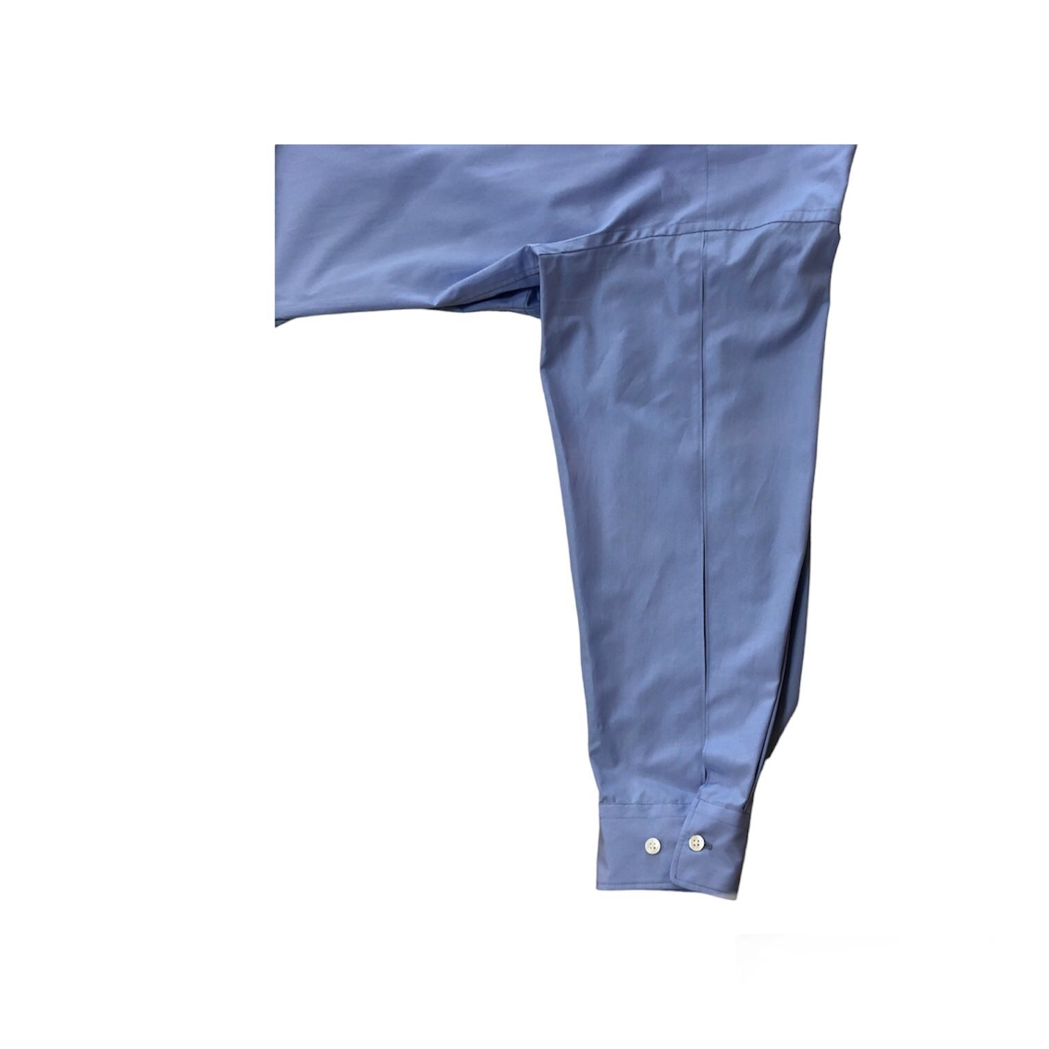 08sircus - Broad box pleated sleeve shirt/シャツ/サックス