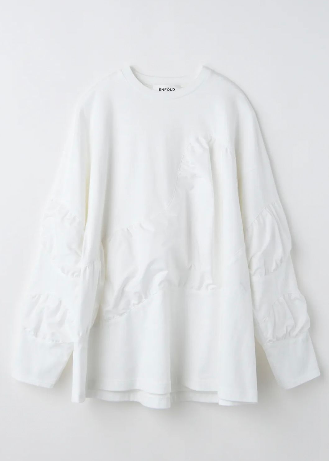 PUFF-VOOLUME LONG SLEEVE-T-SHIRT / Tシャツ・ロングTシャツ / ホワイト / 2025AW new