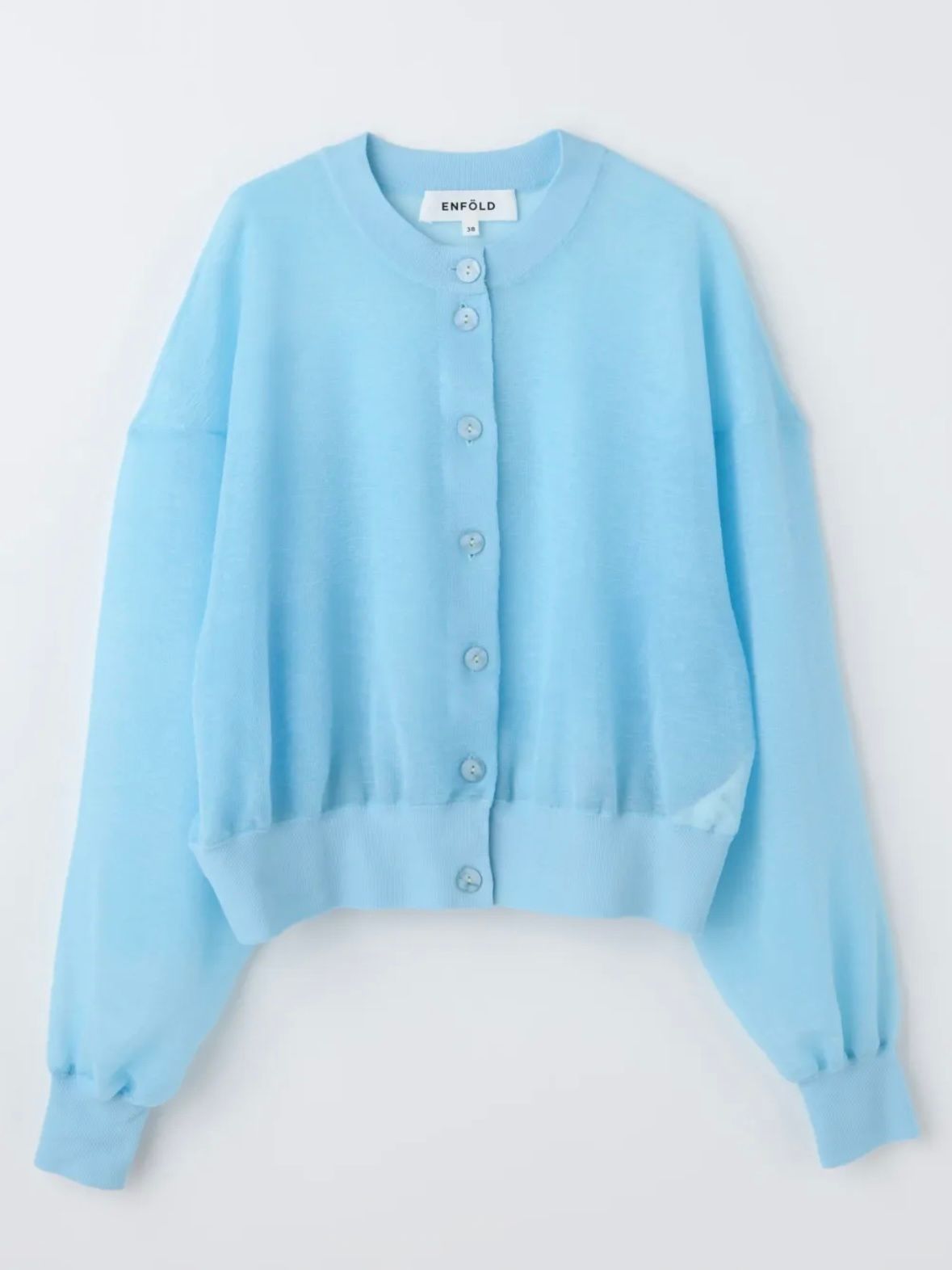 SHEER CARDIGAN / カーディガン / ニット / ライトブルー / 2026SS new