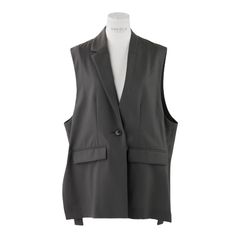 WIDE TAILORED VEST / JACKET / グレー / 2025SS new