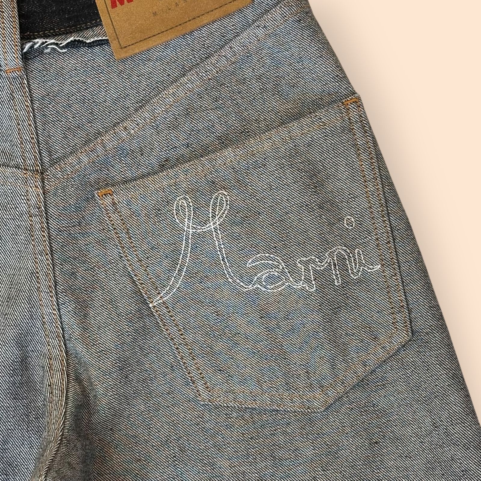 インサイドアウト デニム製 キャロットジーンズ / ダークブルー / 25aw new