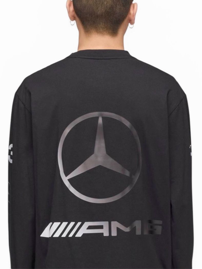 Y-3 MERCEDES-AMG PETRONAS FORMULA 1 TEAM CHAOS LOGO LONG SLEEVE TEE/ ロングスリーブ ティー/ BLACK/ 2026SS NEW