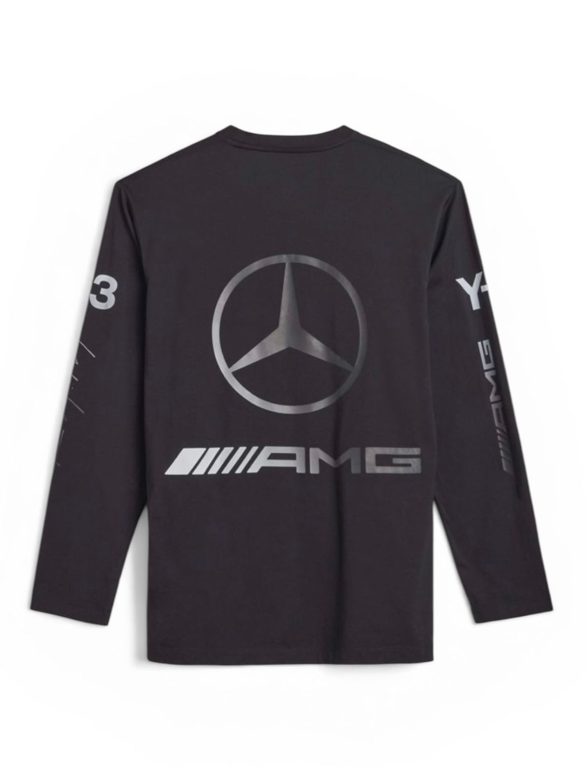 Y-3 MERCEDES-AMG PETRONAS FORMULA 1 TEAM CHAOS LOGO LONG SLEEVE TEE/ ロングスリーブ ティー/ BLACK/ 2026SS NEW