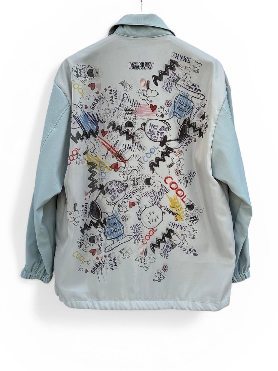 SNOOPY TR-104 3Dコーチジャケット/ スヌーピー/GRAY / 2026SS NEW