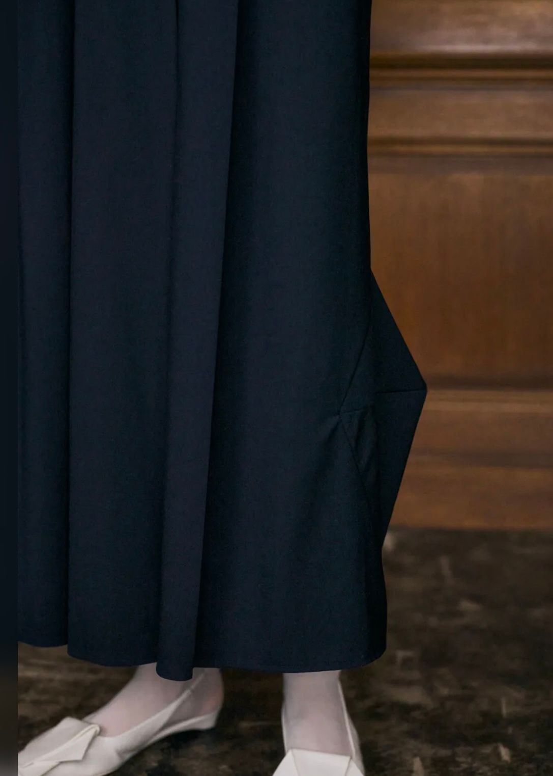 TUCK JUMPER-SKIRT / スカート / Dネイビー / 2025AW new