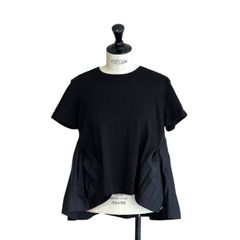 裾フリルTシャツ / ブラック / 2025SS new