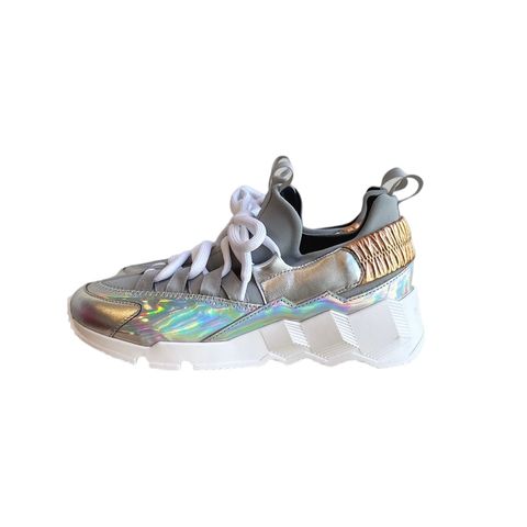 Trick comet sneaker / スニーカー/ トリックコメット / レザー / シルバー / グレー
