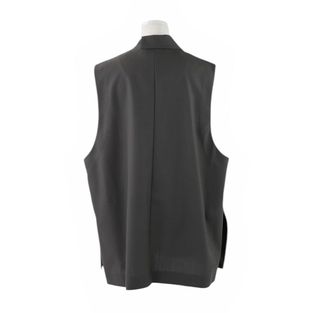 WIDE TAILORED VEST / JACKET / グレー / 2025SS new