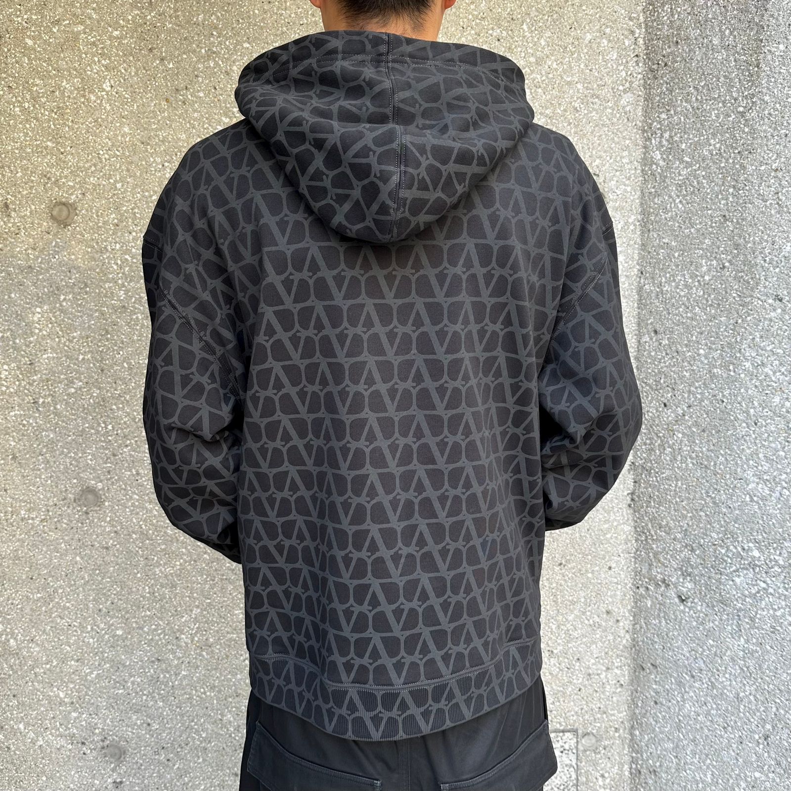 Toile iconographe print sweat hoodie / パーカー / スウェット / トワル イコノグラフ / メンズ / ブラック