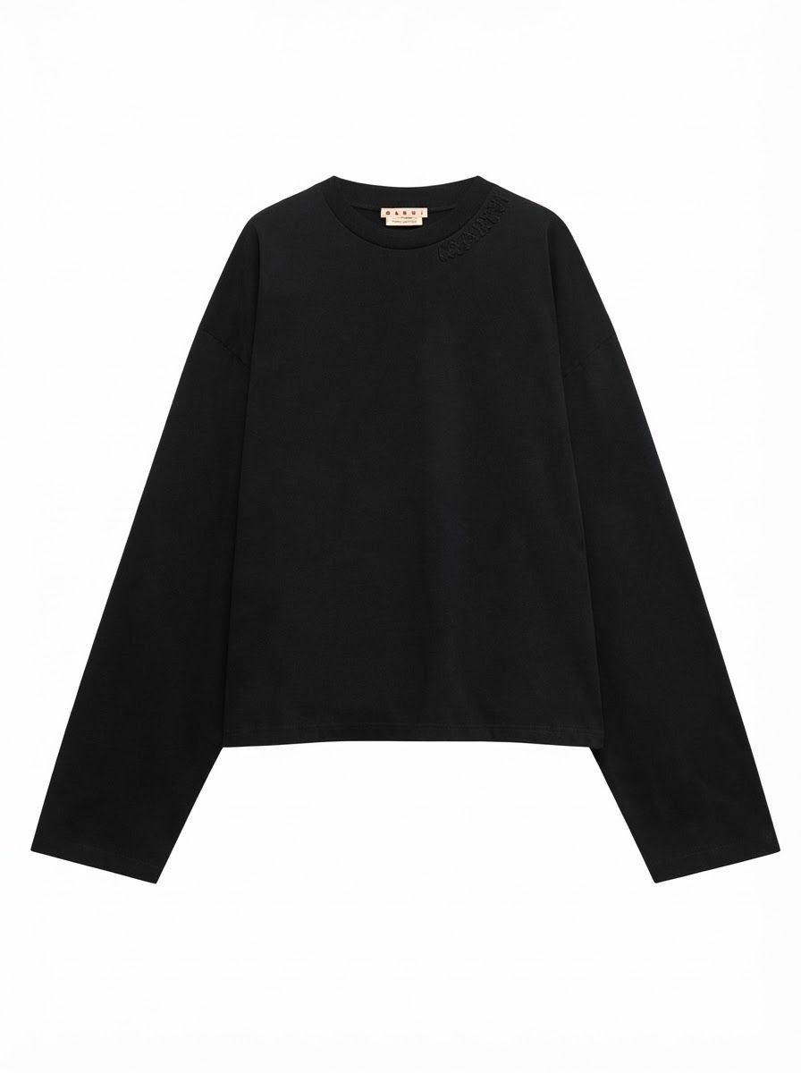 MARNI  ロングスリーブTシャツ パッチロゴ /2026 AW / NEW