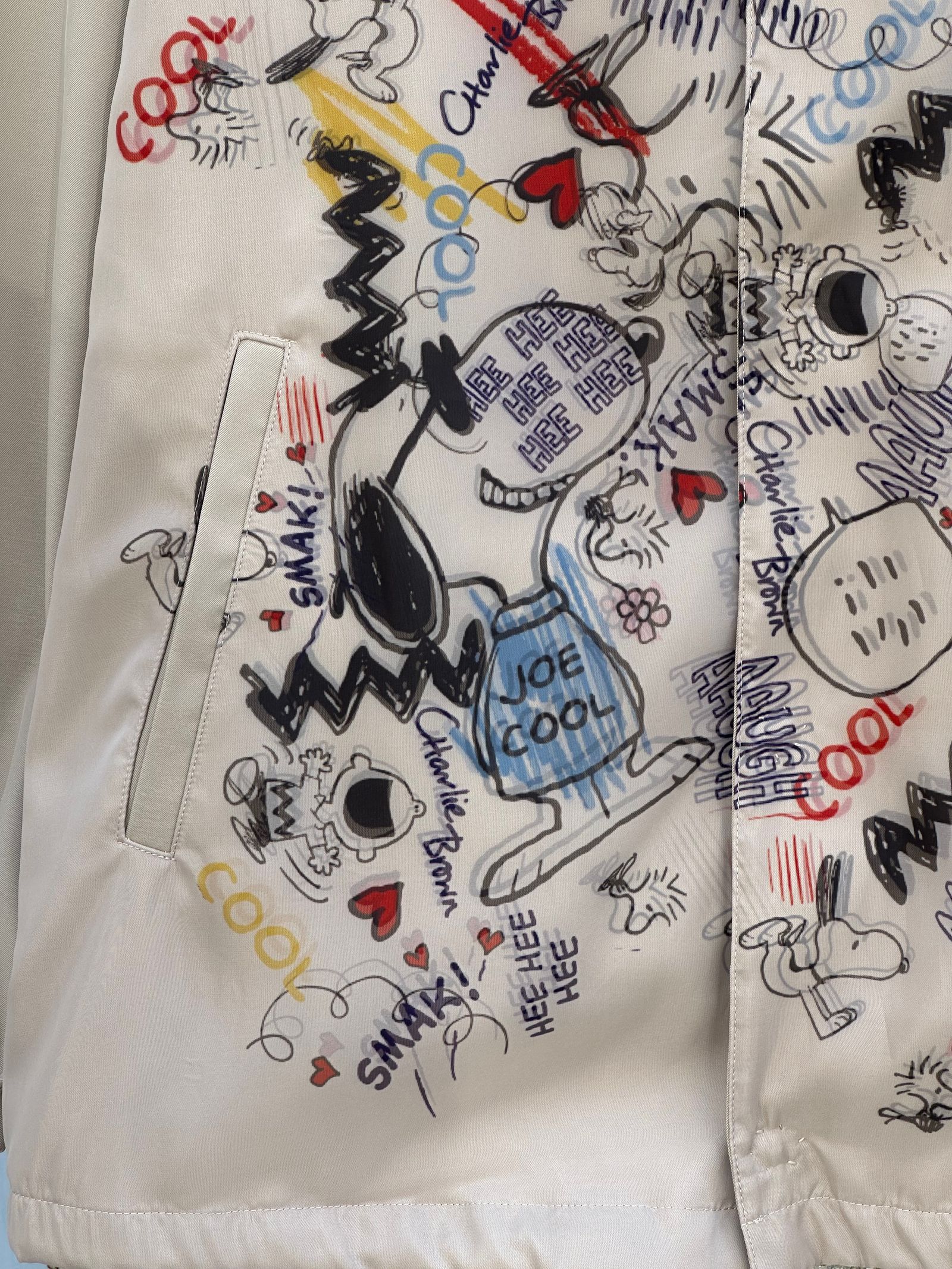 SNOOPY TR-104 3Dコーチジャケット/ スヌーピー/BROWN / 2026SS NEW