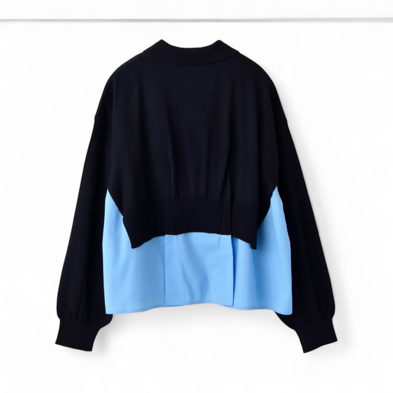 FAKE-LAYERED CARDIGAN / カーディガン / Dネイビー / 2025AW new