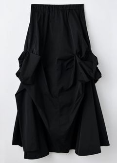 RIBBON TUCK SKIRT / スカート / ブラック / 2025AW new