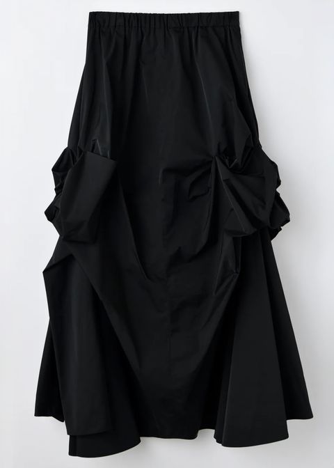 RIBBON TUCK SKIRT / スカート / ブラック / 2025AW new