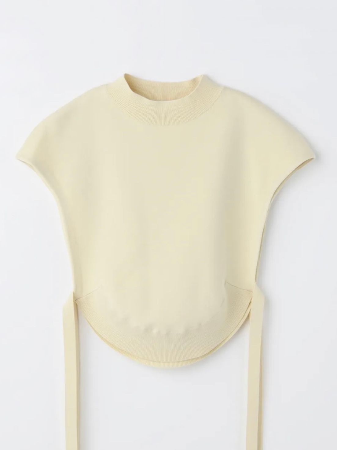 ROUND VEST / ニットベスト / アイボリー / 2026SS new