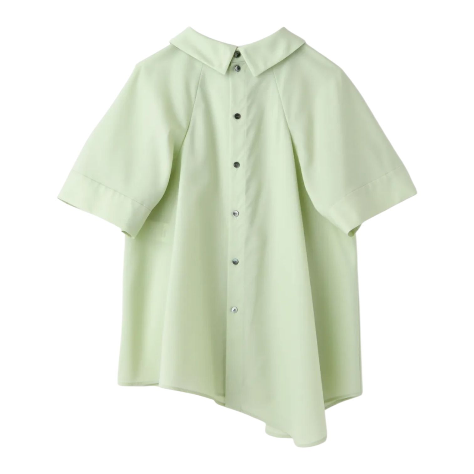 HIGH-NECK BLOUSE ハイネックブラウス / ライトグリーン / 2025AW new