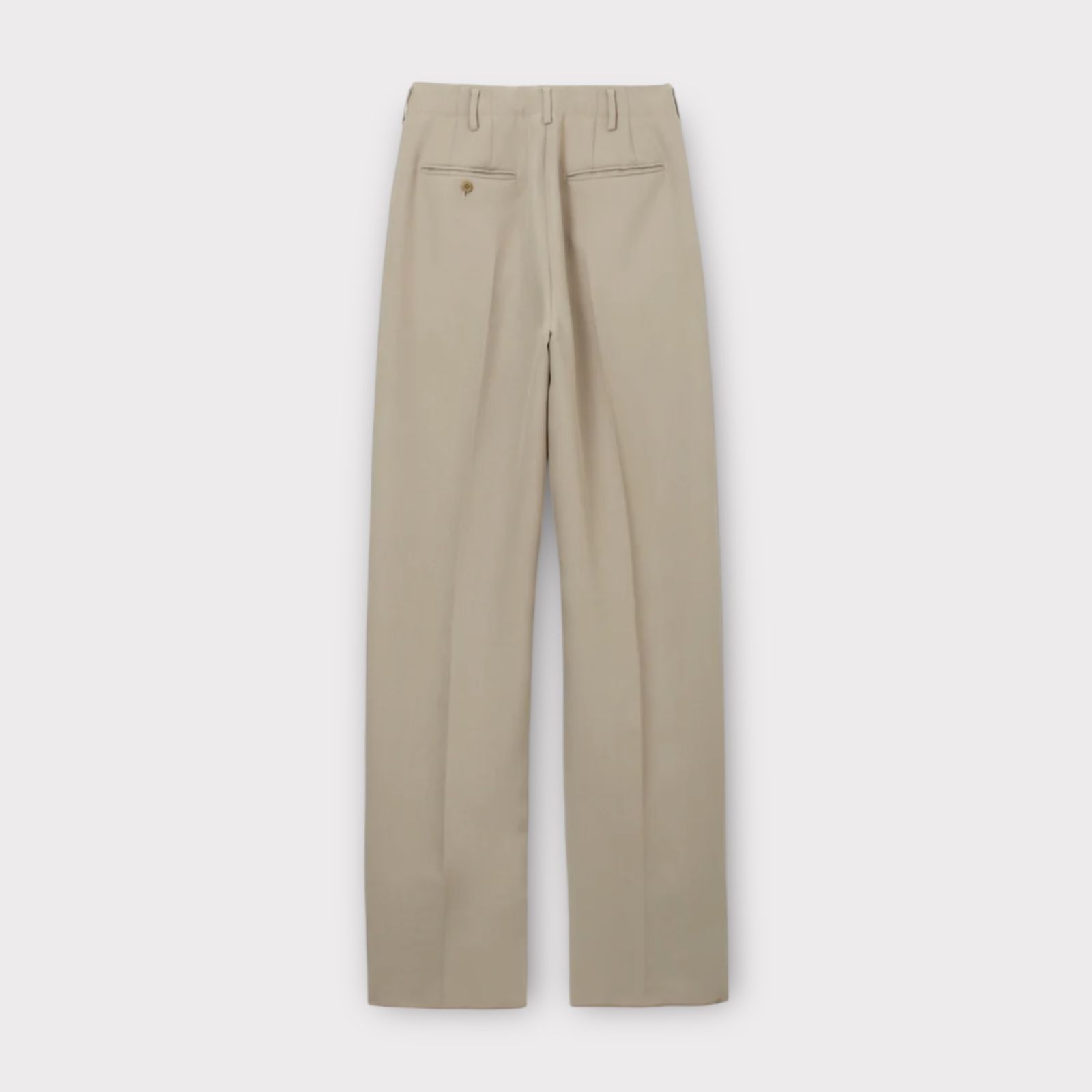 Viscose mad cross wide tuck pants / 2タック ワイドパンツ / ベージュ / 2025SS new