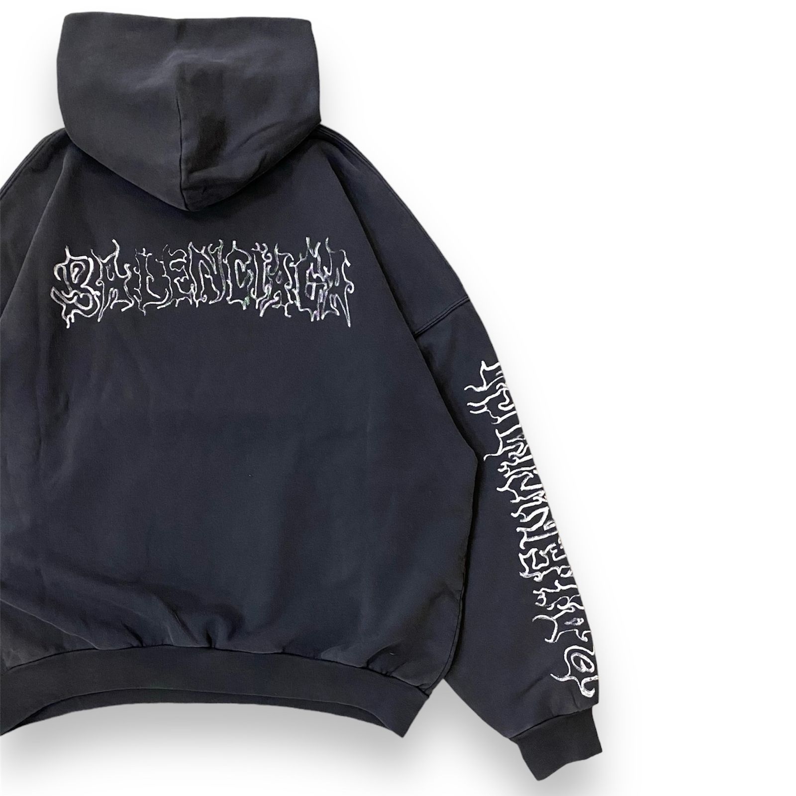 BALENCIAGA - DIY METAL OUTLINE HOODIE リサイクルミディアムコットン