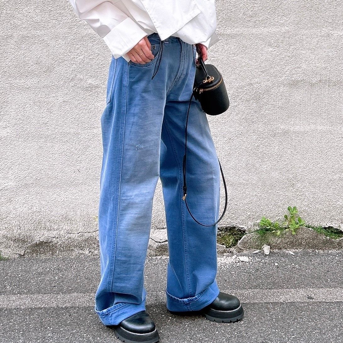 HAIKURE ストレートパンツ/ BLUE/ 2026SS NEW