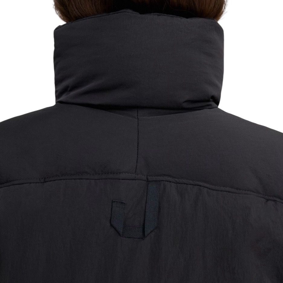 Caraco cropped puffer jacket カラコ クロップドジャケット / 中綿ジャケット / ブラック / 24AW